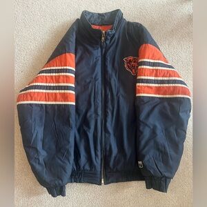 Vintage Chicago Bears Logo 7 Jacket Coat Men's Size XL